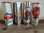 Jim Beam blikken 4x, Ophalen of Verzenden, Zo goed als nieuw, Verpakking