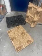 Pallets 3 stuks afmetingen 80x60 cm gratis, Ophalen, 50 mm of meer, Pallet, Minder dan 200 cm