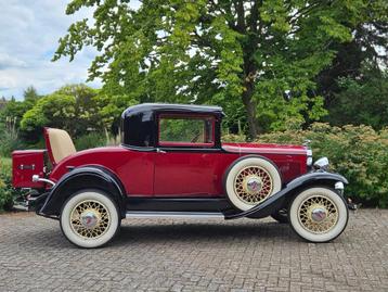 DURANT COUPE 1932 ROOD ZWART DICKY SEAT UNIEKE AUTO beschikbaar voor biedingen