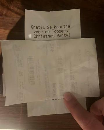 Toppers Christmas Party 22 dec Ahoy code 2e kaart gratis beschikbaar voor biedingen