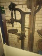 Antieke boorkolom en huvema boor, Ophalen of Verzenden, Gebruikt