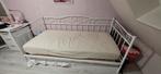Metalen bed, Huis en Inrichting, Slaapkamer | Bedden, Ophalen, Gebruikt, 90 cm, Eenpersoons