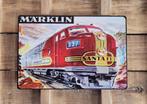 Marklin treinen train reclamebord van metaal wandbord deco, Reclamebord, Info@deconoord.nl, Deco Noord, Nieuw
