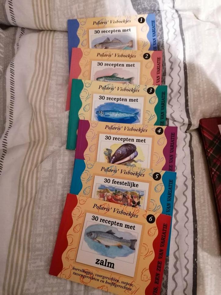 Polaris Visboekjes - Complete Set!, Boeken, Kookboeken, Zo goed als nieuw, Voorgerechten en Soepen, Hoofdgerechten, Tapas, Hapjes en Dim Sum