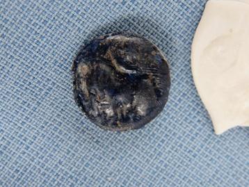 Romeinse rijk - zegel met leeuw in glas 1e - 2e eeuw A.D. -  beschikbaar voor biedingen