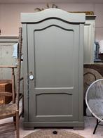 Linnenkast servieskast meidenkast eendeurskast taupe, Ophalen, Kast, 50 tot 70 cm, 105 cm of meer