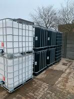 IBC Watertanks 1000L – Schoon – Verschillende uitvoeringen, 150 liter of meer, Ophalen, Zo goed als nieuw, Kunststof