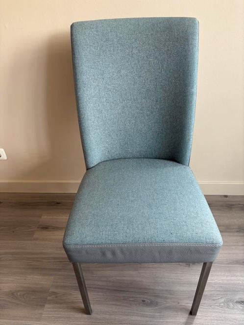 Bert Plantagie Design Eetkamerstoel Grijs, Huis en Inrichting, Stoelen, Zo goed als nieuw, Eén, Stof, Grijs, Ophalen