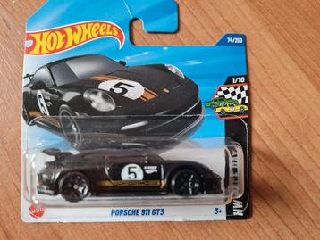Porsche 911 GT3  zwart 1:64 ( Hotwheels) beschikbaar voor biedingen