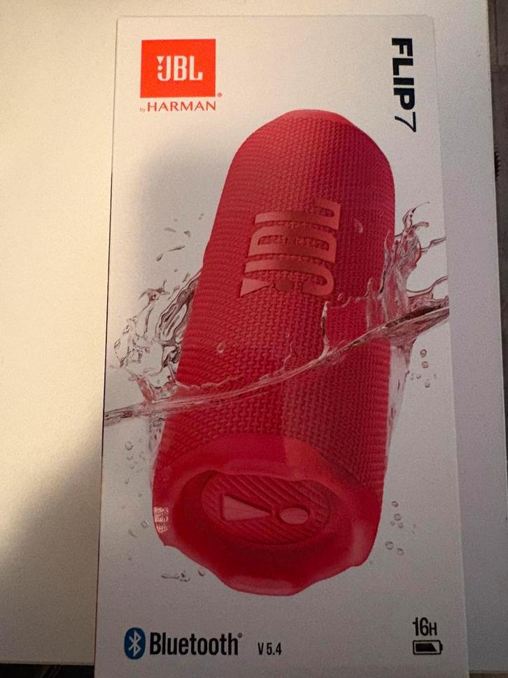 JBL Flip 7 red, Audio, Tv en Foto, Luidsprekers, Nieuw, Overige typen, Minder dan 60 watt, JBL, Ophalen