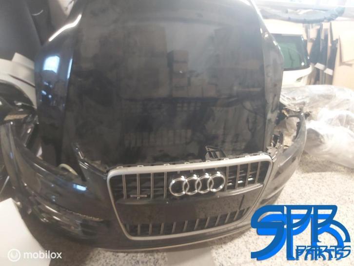 AUDI Q7 4L FACELIF V12 TDI Voorkop compleet zwart metallic, Auto-onderdelen, Carrosserie en Plaatwerk, Audi, Gebruikt, Ophalen of Verzenden
