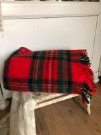 Vintage wollen kleed /plaid /deken ( engelse ruit ), Ophalen of Verzenden