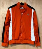Vintage Lacoste trainingsjack vest oranje - Maat S, Lacoste, Oranje, Ophalen of Verzenden, Zo goed als nieuw