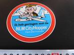 sticker Fokker F27 NLM CityHopper  Fast and friendly, Ophalen, Zo goed als nieuw, Sticker