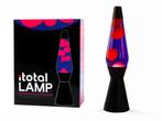 I-Total lavalamp paars-roze raket demonstratiemodel verzendi, Huis en Inrichting, Lampen | Tafellampen, Minder dan 50 cm, Glas