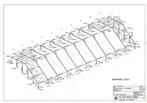 2x staalconstructie + dakpanelen varkensschuren, Zakelijke goederen, Ophalen