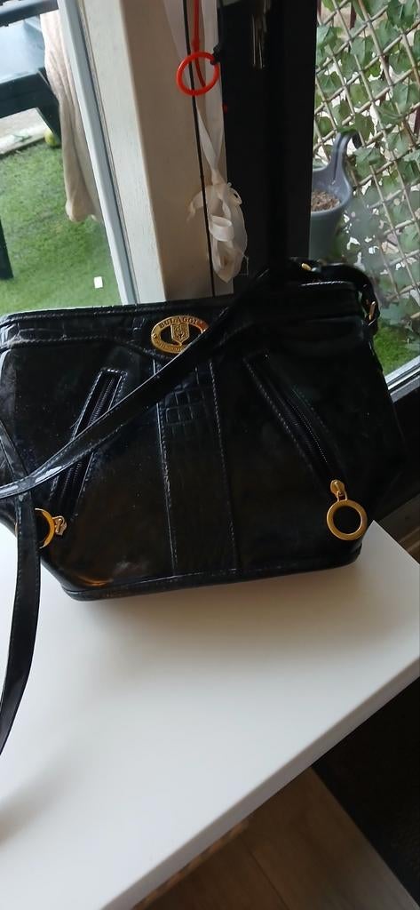 BULAGGI Lak tas  echt mooi zwart, Sieraden, Tassen en Uiterlijk, Tassen | Schoudertassen, Verzenden, Zo goed als nieuw, Zwart