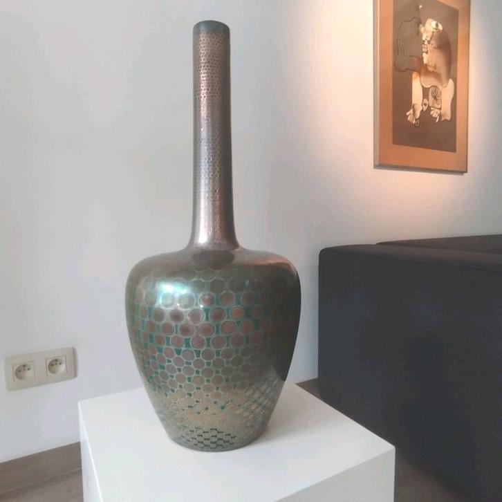 Unieke Clement Massier vaas 1901, Antiek en Kunst, Antiek | Keramiek en Aardewerk, Ophalen of Verzenden