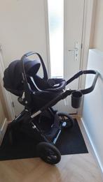 Complete kinderwagenset inclusief maxicosi + base te koop., Ophalen, Met autostoeltje, Zo goed als nieuw, Combiwagen