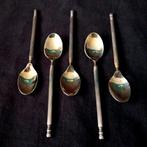 Set/5 Verzilverde Theelepels, Ophalen of Verzenden