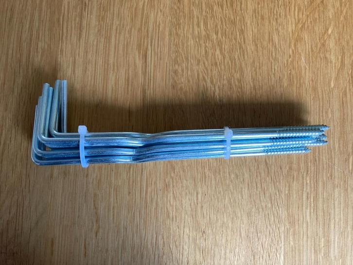 12 ongebruikte muurankers, Doe-het-zelf en Verbouw, IJzerwaren en Bevestigingsmiddelen, Zo goed als nieuw, Overige typen, 100 tot 250 mm