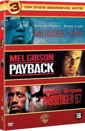 Murder At 1600 en Payback en Passenger 57 3XDVD beschikbaar voor biedingen