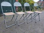 4 x vintage ODA klapstoel. Brouwerij Hengelo, Ophalen