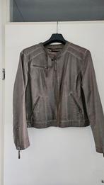Vintage Leren dames jas maat 44, Overige kleuren, WE, Maat 42/44 (L), Ophalen of Verzenden
