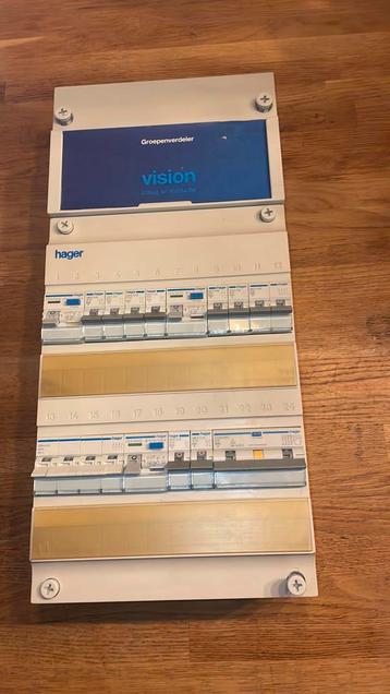 HAGER Vision 3 fase groepenkast  FORNUISGROEP + KRACHTGROEP beschikbaar voor biedingen