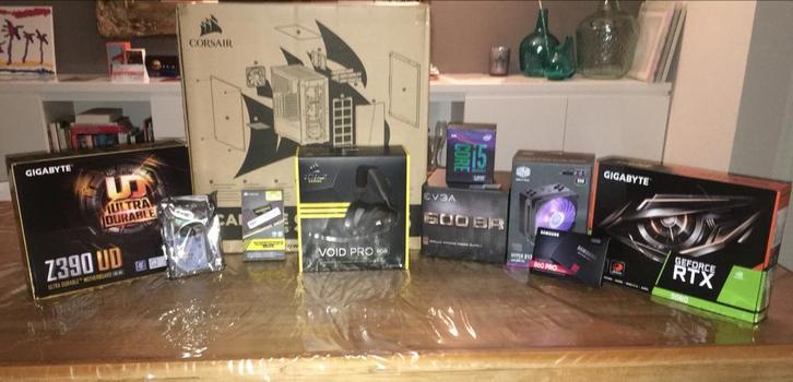 Gaming PC - i5-9600K, RTX 2060, 16GB RAM, Computers en Software, Desktop Pc's, Zo goed als nieuw, 3 tot 4 Ghz, SSD, 16 GB, Met videokaart