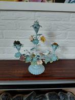 Kaarsenstandaard, bloemen en vogeltjes., Huis en Inrichting, Ophalen of Verzenden, 25 tot 50 m²