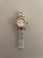 GC Watches Dames Horloge Keramiek Wit/Rose Goud, Overige merken, Zo goed als nieuw, Ophalen