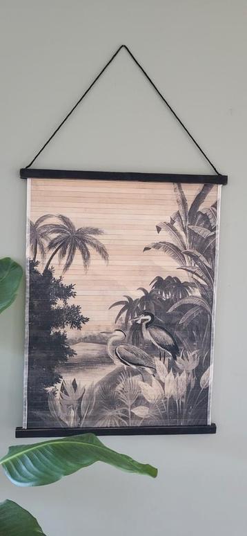 Houten Schilderij: Dieren bij Water, loods 5 beschikbaar voor biedingen