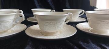 Wedgwood Patrician Theekopjes en Schotels - Set van 6 beschikbaar voor biedingen