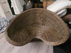 Rotan Lotus Meditatiestoel, Ophalen, Lotus, Bruin, Riet of Rotan