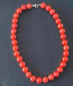 Zilveren collier Koraal Nieuw, Sieraden, Tassen en Uiterlijk, Antieke sieraden, Ophalen of Verzenden, Zilver, Ketting