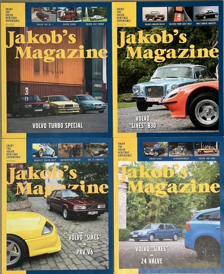 Jakob's Magazine Volvo jaargang 2019: 4 stuks van 70 bladz, Boeken, Auto's | Folders en Tijdschriften, Zo goed als nieuw, Volvo