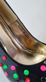 Sergio Todzi pumps, stiletto met spikes, zwart. Maat 40. 8A4, Tweedehands verkoop, Tweedehands verkoop, Zwart, Ophalen of Verzenden