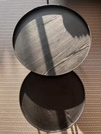 Woood Mesa Zwarte Bijzettafels XL en L, Ophalen, Minder dan 45 cm, Minder dan 55 cm, Gebruikt