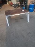 Te koop  dubbelle hoog laag tafel degelijk en in goede staat, Huis en Inrichting, Tafels | Salontafels, Ophalen, Gebruikt, 50 tot 100 cm