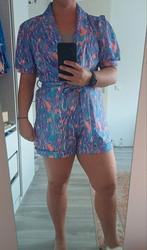 Paarse Playsuit Maat L, Kleding | Dames, Jumpsuits, Paars, Maat 42/44 (L), Ophalen of Verzenden, Onbekend