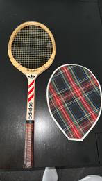 Vintage Adidas Ilie Năstase houten tennisracket, Sport en Fitness, Tennis, Ophalen of Verzenden, Gebruikt, Racket, Prince