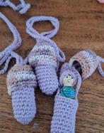 Gehaakte Paddenstoel Ketting met Kabouter, Ophalen of Verzenden, Nieuw, Babypop