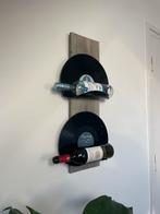 Vinyl Wijnrek - Handgemaakt & Uniek!, Overige materialen, Gebruikt, Ophalen of Verzenden, Minder dan 5 flessen