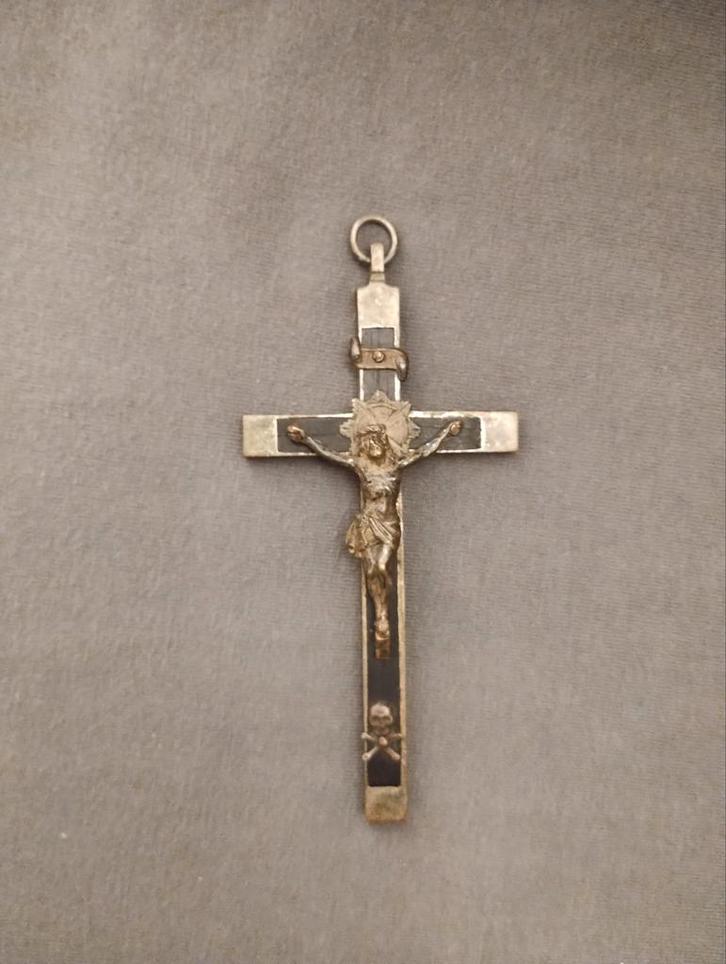 Antiek Kruisbeeld met Corpus, Antiek en Kunst, Antiek | Religie, Ophalen of Verzenden