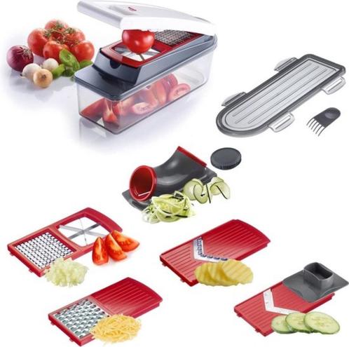 Westmark Multisnijder met deksel, opvangbakje en 5 snij-inze, Huis en Inrichting, Keuken | Keukenbenodigdheden, Nieuw, Ophalen of Verzenden