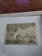 TEKENING.  JOHAN J BOUSSAUW, Ophalen of Verzenden, 1940 tot 1960