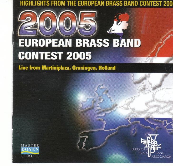 Hafabra- European Brassband Champiionship 2005 2CD, Cd's en Dvd's, Cd's | Instrumentaal, Zo goed als nieuw, Verzenden