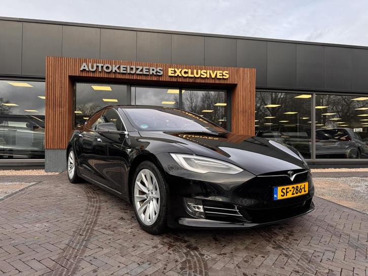 Tesla Model S 75D Base Pano full self drive luchtvering, Auto's, Tesla, Bedrijf, Te koop, Model S, 4x4, ABS, Achteruitrijcamera