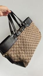 Vintage Gucci GG Supreme Bag, Sieraden, Tassen en Uiterlijk, Tassen | Damestassen, Ophalen of Verzenden, Gebruikt, Bruin, Handtas